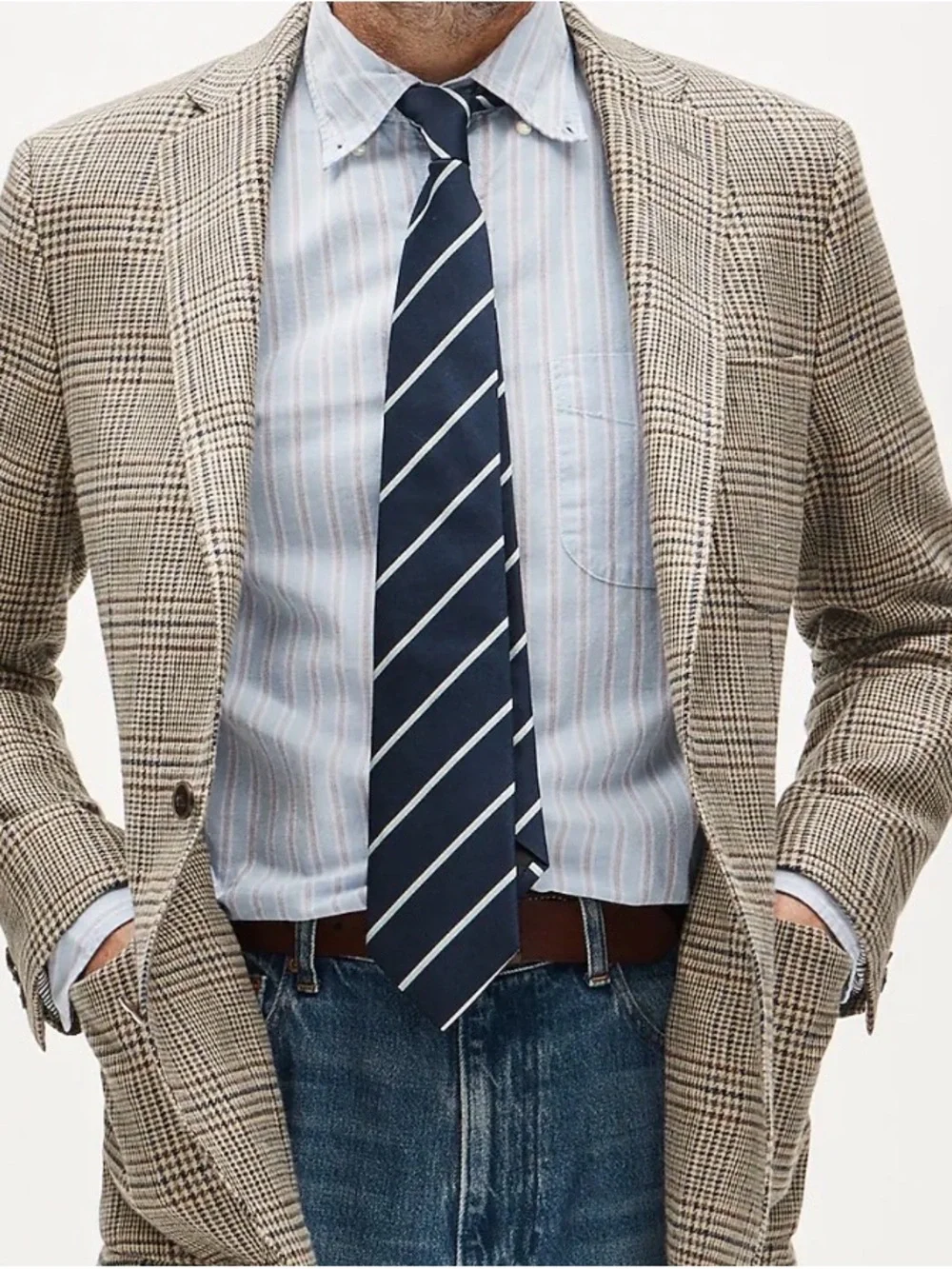 J. Crew Glen Plaid Sport Coat in Tan & Brown NWT